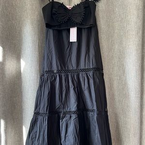 Southern Frock, Small Black Maxi